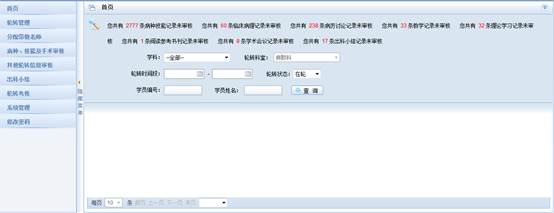 湖南省住院醫(yī)師規(guī)范化培訓(xùn)信息管理系統(tǒng)科主任操作手冊3